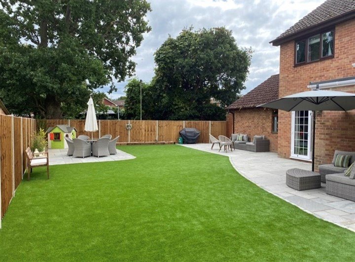 Artificial grass installation in London